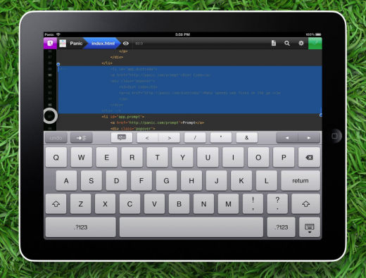 Panic nous fait rêver d'un éditeur de code sur iPad