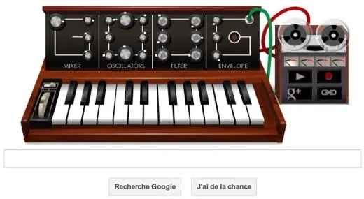 Google fête l'anniversaire de Robert Moog en musique