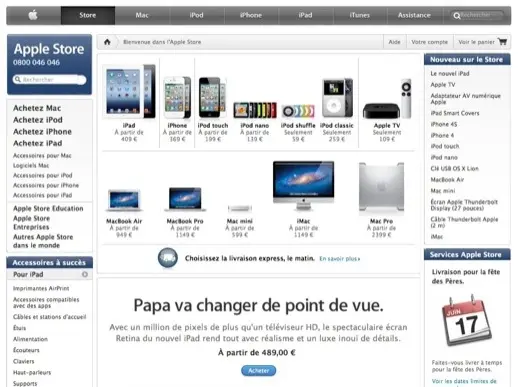 Apple store : ouverts, mais sans nouveauté visible [MAJ x2]