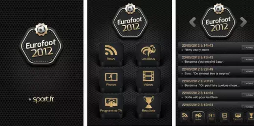 EuroFoot 2012 et l'app de la FFF pour suivre les matchs de l'événement