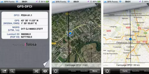 Application GPS-DFCI : savoir se localiser en cas d'urgence