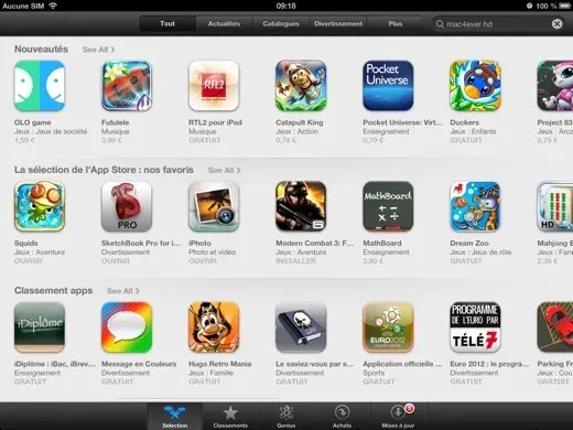 iOS 6 : le nouveau design de l'App Store