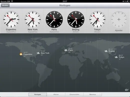 iOS 6 : Horloge, "c'est une révolution"