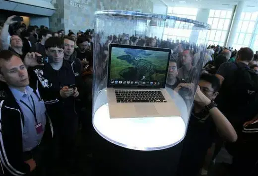 A la WWDC, le MacBook Pro Retina est sous cloche