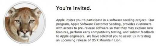 Les employés des Apple Store invités à tester Mountain Lion