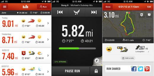 Nike+ Running, disponible gratuitement sur l'App Store