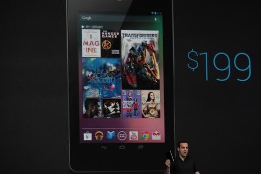 Google Nexus 7, disponible mi juillet en Amérique pour 199 $