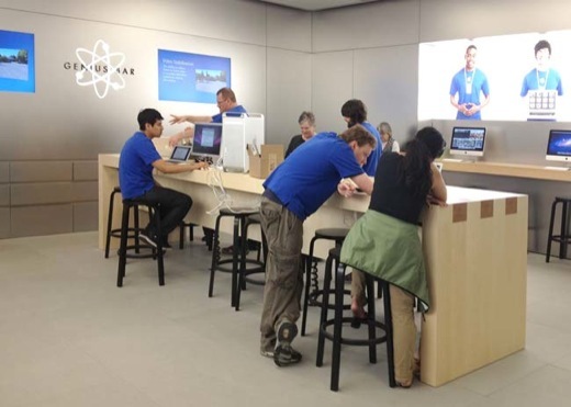 Apple Store : les Genius sortent du bar !