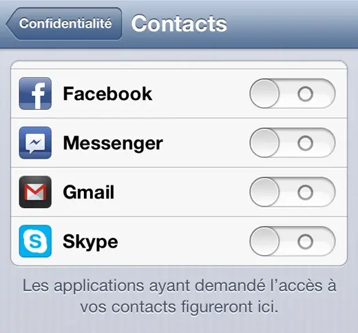 18% des apps iOS collecteraient votre carnet d'adresses