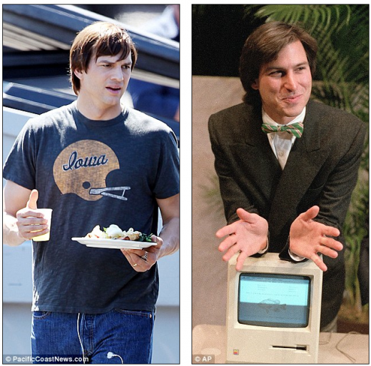 Ashton Kutcher : de nouvelles photos, en Steve Jobs