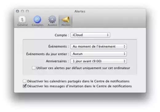 Mountain Lion : petit retour sur iCal, qui a bien évolué