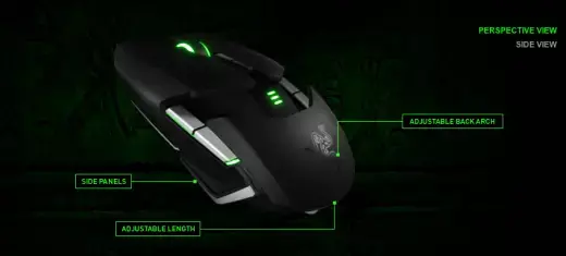 Razer présente une souris ambidextre et adaptable