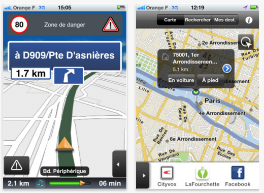 Téléchargez GRATUITEMENT l'app GPS Orange Maps pour iPhone ! 