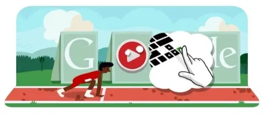 Google : le Doodle du jour saute les haies