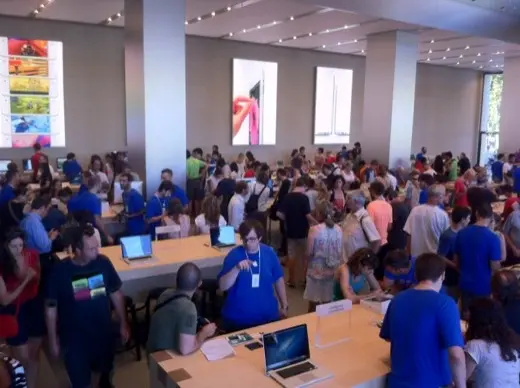 Petite visite du nouvel Apple Store de Barcelone