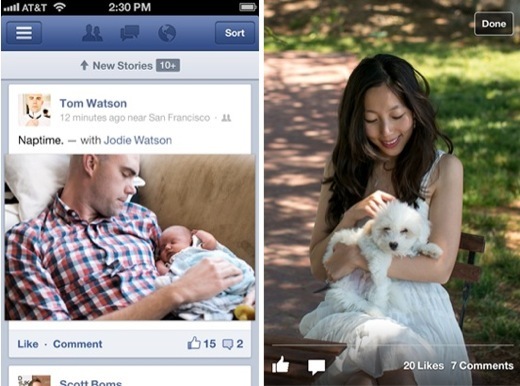 Facebook iOS 5.0 devient natif et abandonne le HTML5