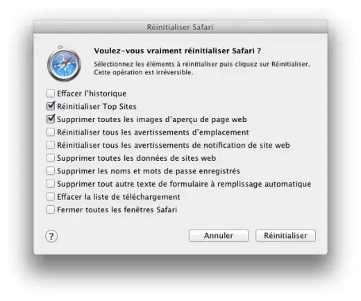 Quand Safari 6 continue d'utiliser des ressources CPU