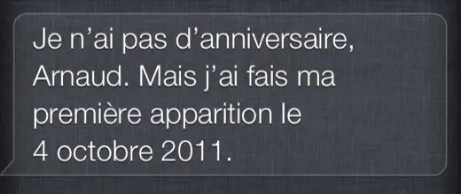 Siri a un an, et il est toujours aussi bêta