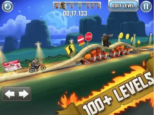 Bike Baron iOS fait sa promo