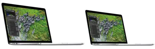 MacBook Pro 13" Retina : entre 2.5 et 2.9GHz