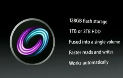 Apple annonce FusionDrive, un mix SSD et disque à plateaux