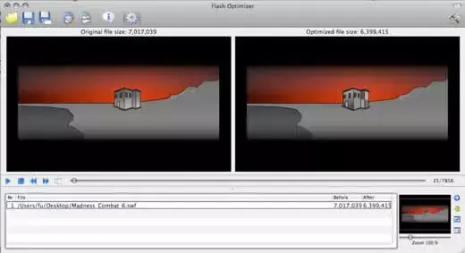 Flash Optimizer, le 'régime minceur' pour vos SWF