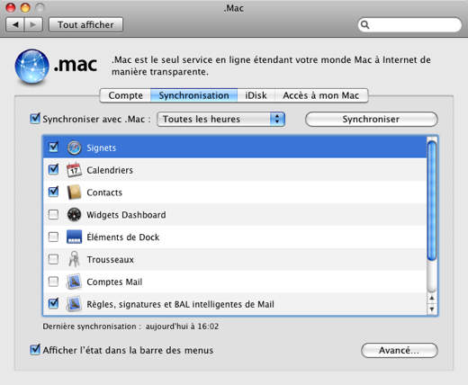 MobileMe : .Mac dans les nuages