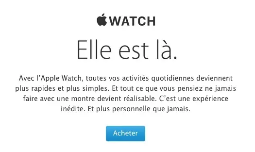 Selon Apple, l'Apple Watch "est là" (mais où ?)