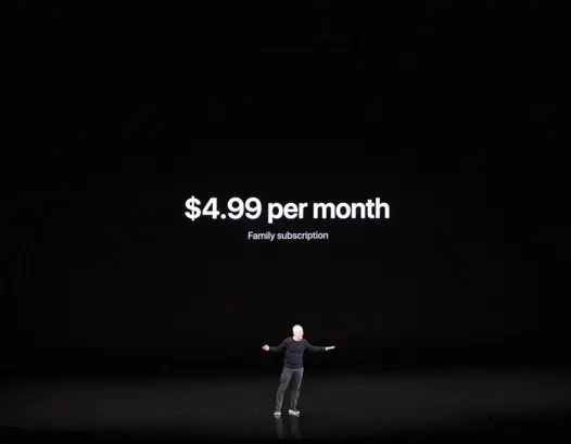 #keynote : Apple TV+ sera lancé le 1er novembre pour 4,99 euros par mois