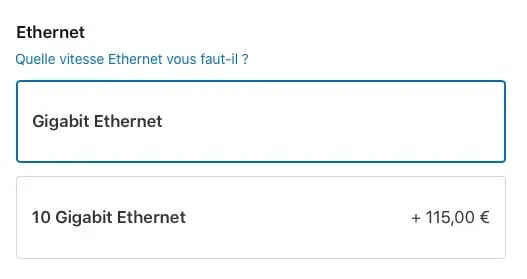 Une option 10 GbE à 115€ pour le Mac mini M1