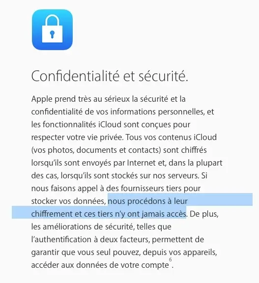 Finalement, Apple pourrait bel et bien lire vos données personnelles (à une condition)