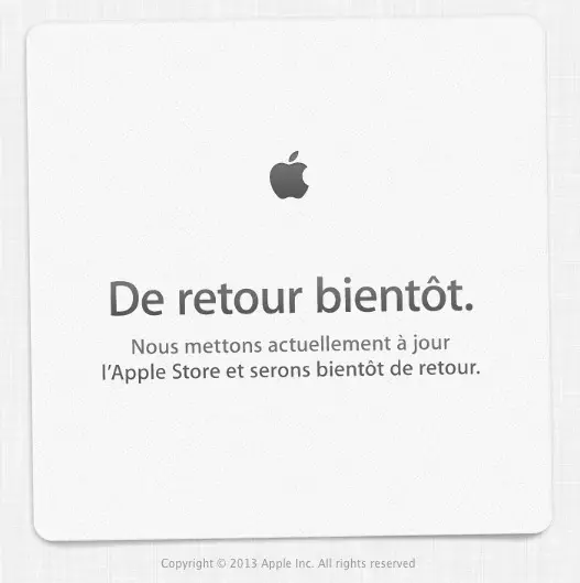 Les Apple Store sont fermés