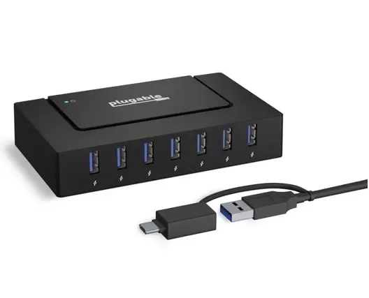 Un nouveau hub USB-A 3.0 7 ports chez Plugable