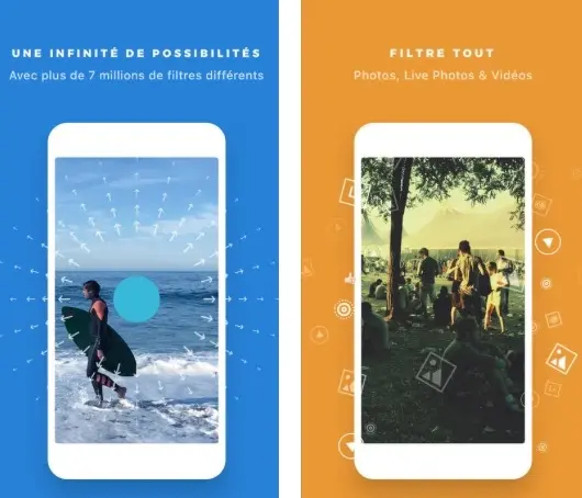 infltr permet d'appliquer des filtres en temps réel sur ses photos depuis son Apple Watch