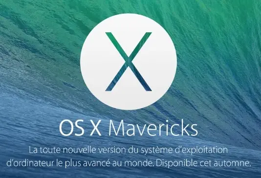 Mavericks ne serait disponible qu'en octobre prochain