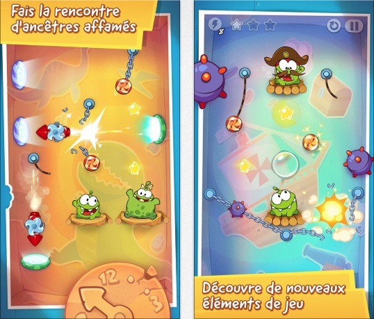 Cut the Rope: Time Travel débarque sur iOS