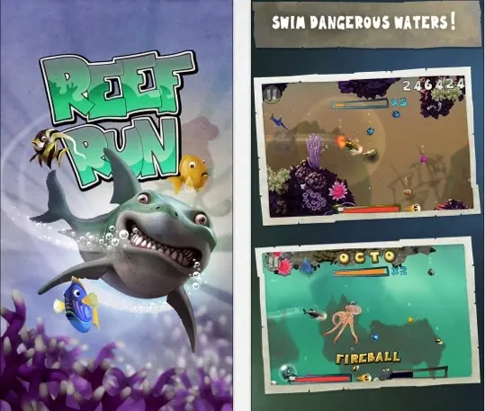 Reef Run : devenez gratuitement un requin aux dents longues sur iOS