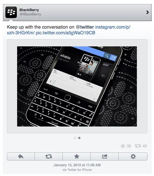 #TrollDay :  le community manager de Blackberry tweete depuis l'iPhone