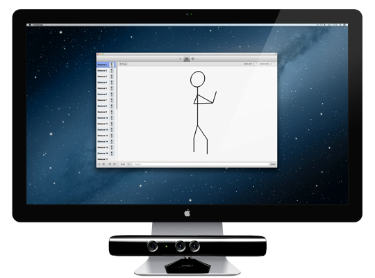 Un logiciel qui permet de piloter votre Mac avec Kinect