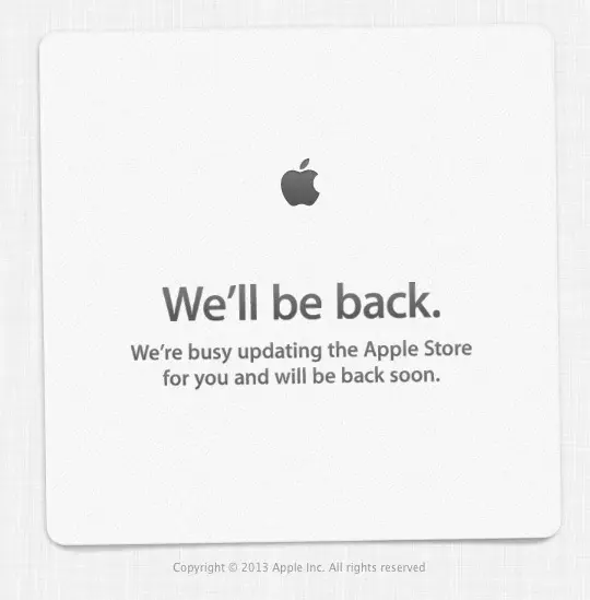 L'Apple Store a fermé ses portes... l'iPhone 5C en approche