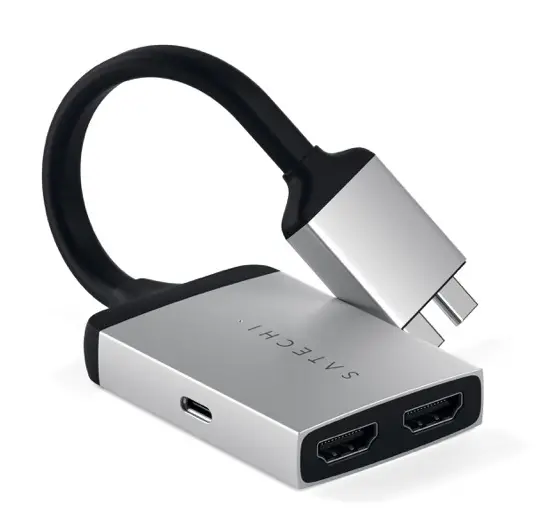 Satechi propose un hub double USB-C avec deux ports HDMI 4K (dont un à 60 Hz)