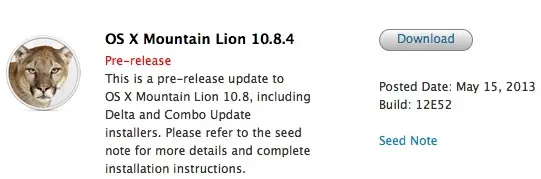 OS X Mountain Lion 10.8.4 build 12E52 pour les développeurs