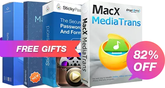 4 logiciels offerts pour l'achat de MacX MediaTrans (29€95), pour sauvegarder son iPhone