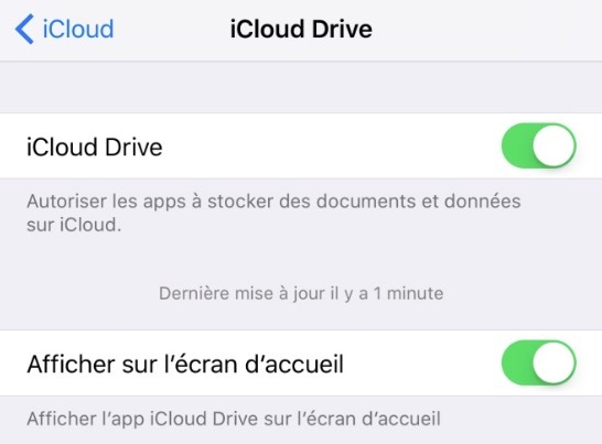 Une app (cachée) pour iCloud Drive dans iOS 9