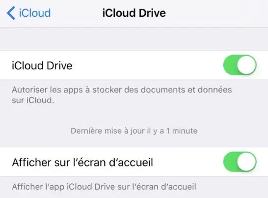 Une app (cachée) pour iCloud Drive dans iOS 9