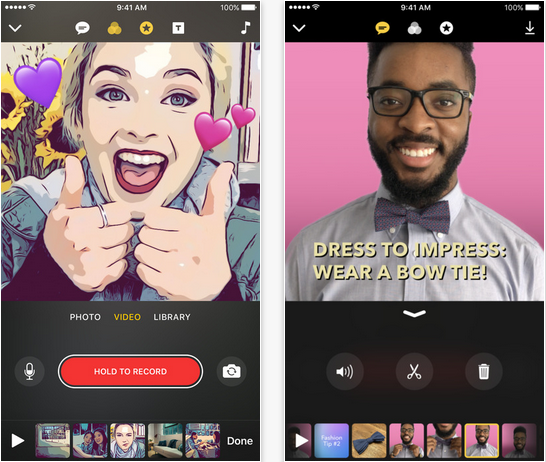 Clips, la nouvelle application d'Apple, est disponible !