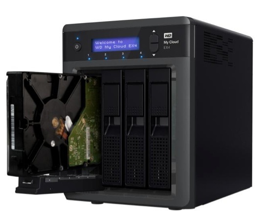 WD lance un nouveau NAS 4 baies, le My Cloud EX4