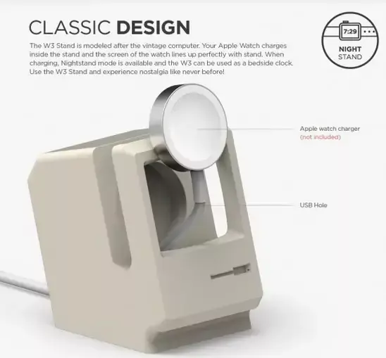 Elago transforme l'Apple Watch en un Macintosh Vintage