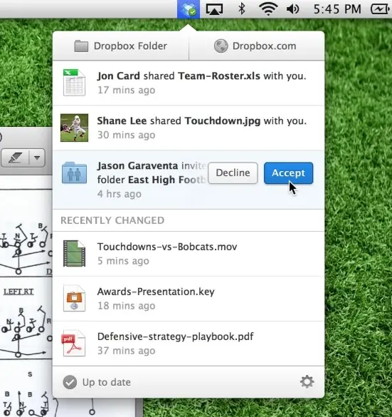 DropBox : une version 2.0 pour Mac avec un tout nouveau menu