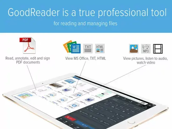 GoodReader fête son anniversaire avec une promo sur iOS